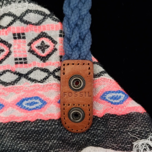 Fossil Braided Rope & Leather Bracelet - Picture 2 of 9